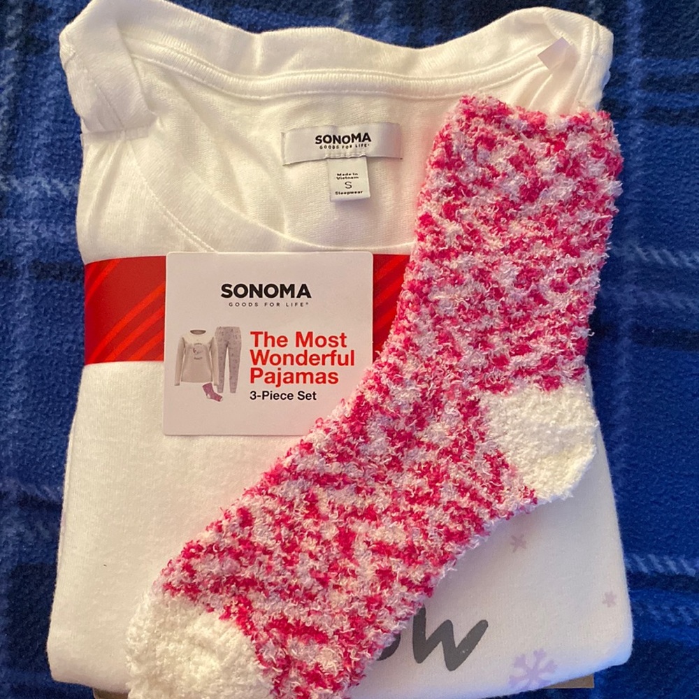 NWT - Sonoma 3 - Piece Pajama Set